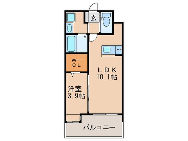 ラフィーネ井尻の物件間取画像